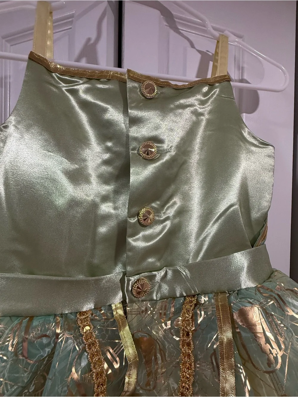 Disney Authentic Bippidi Bobbidi Boutique Deluxe Tiana Dress